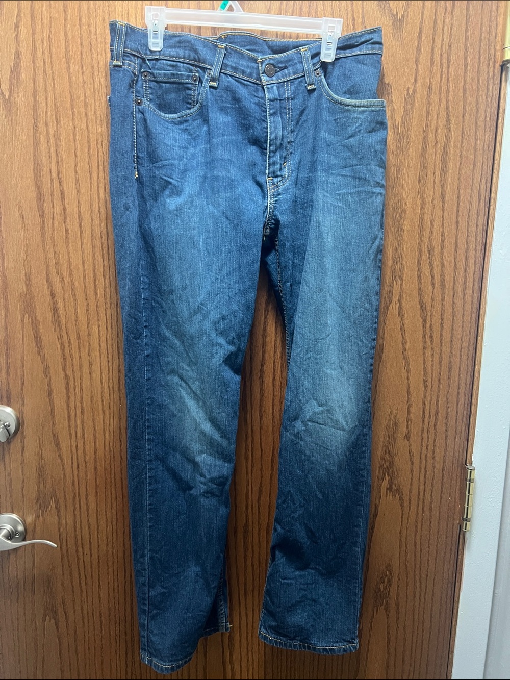 Levi's Men's Straight Jeans in Blue Denim
